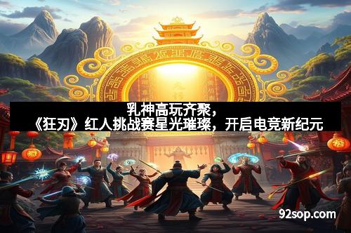 乳神高玩齐聚，《狂刃》红人挑战赛星光璀璨，开启电竞新纪元